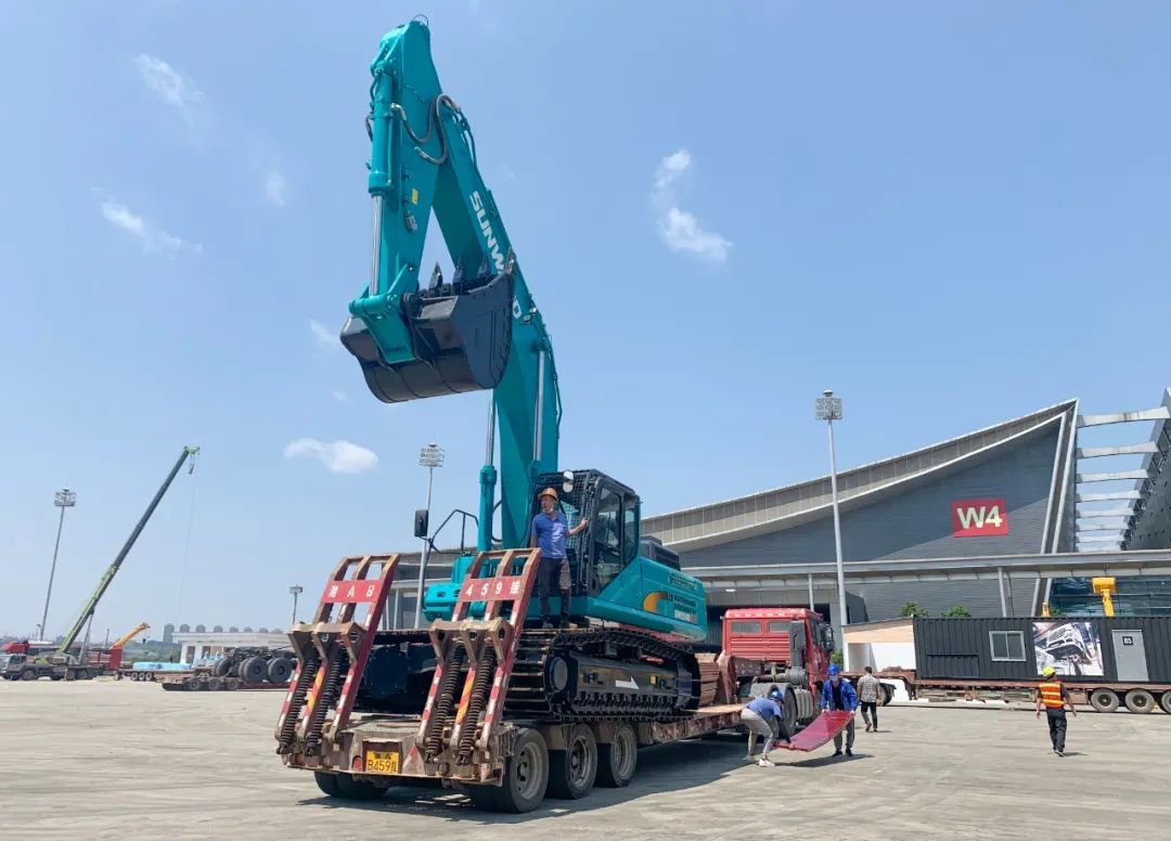 進(jìn)場布展！2021年長沙國際工程機(jī)械展倒計時，山河智能展區(qū)亮點(diǎn)提前劇透