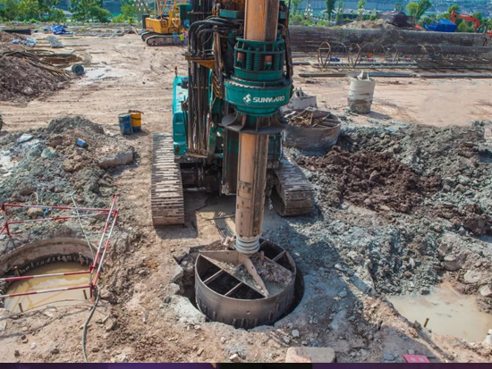 3.5米直徑高效入巖，他攜山河智能旋挖名動(dòng)山城