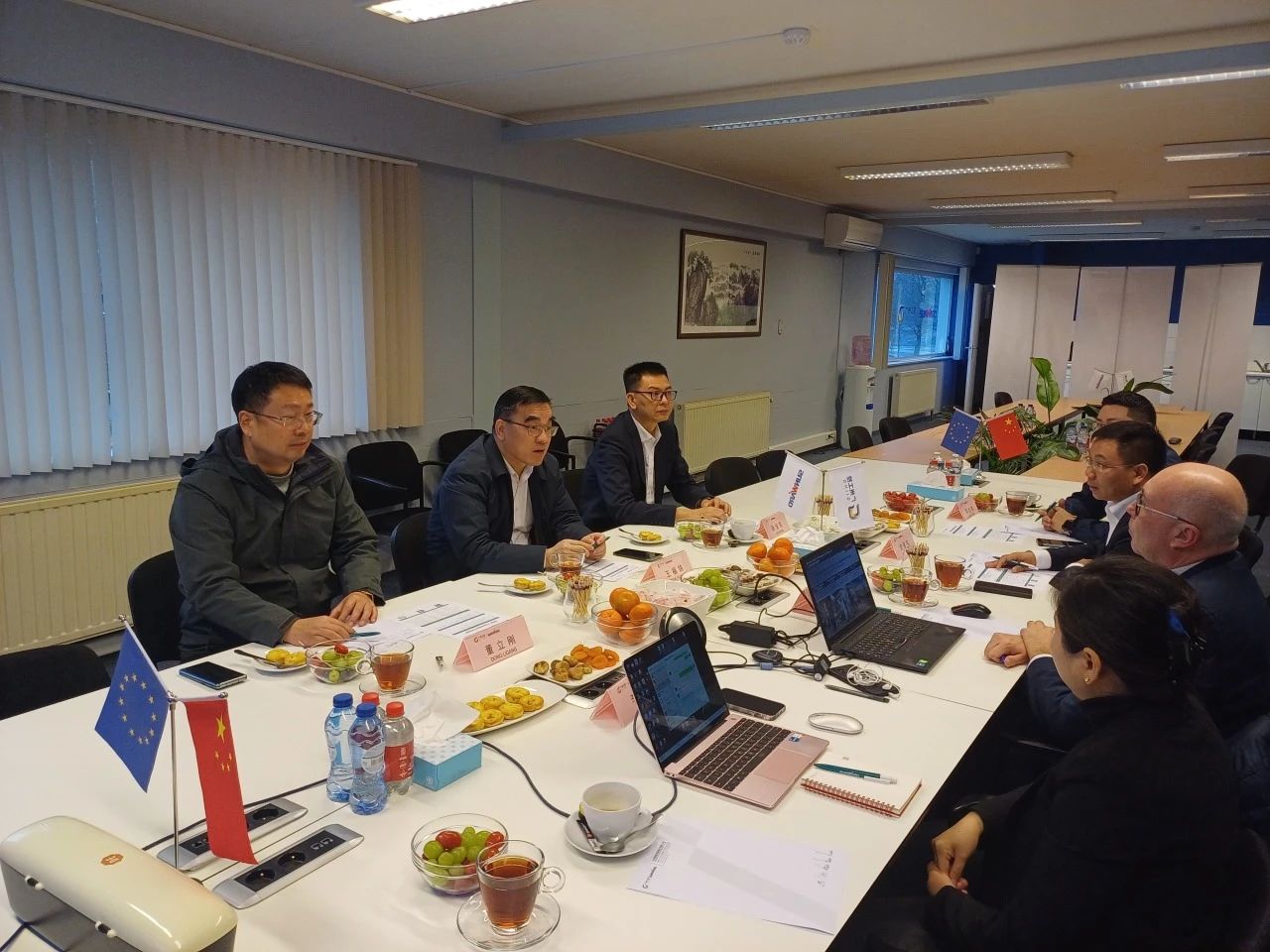 廣州工控集團總經(jīng)理王福鑄率隊考察山河智能歐洲子公司