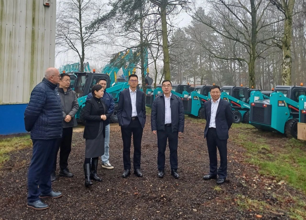 廣州工控集團總經(jīng)理王福鑄率隊考察山河智能歐洲子公司