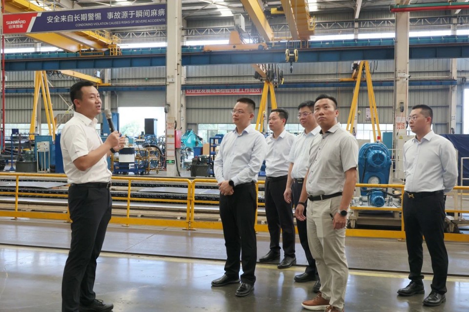 共商合作，建華控股有限公司董事長汪貴華到訪山河智能